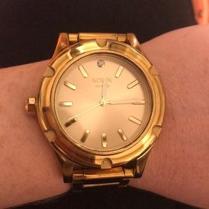 Nixon Camden High Maintenance Gold Watch